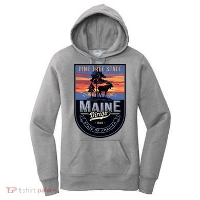 Main Pine Tree State Women's Hoodie