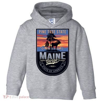 Main Pine Tree State Toddler Hoodie