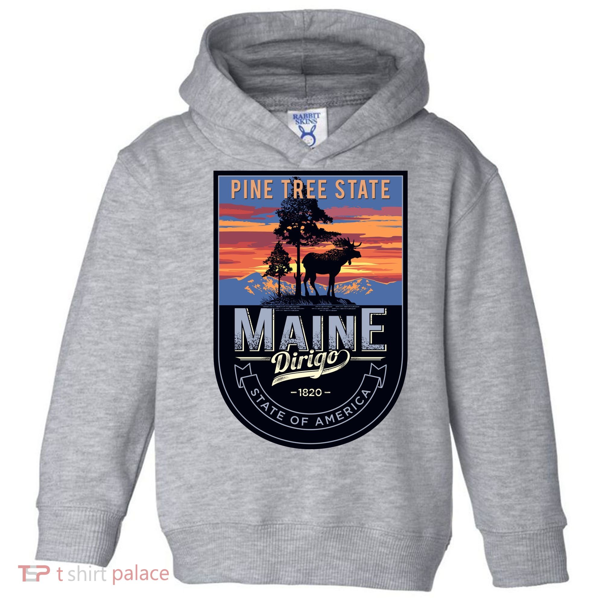 Main Pine Tree State Toddler Hoodie