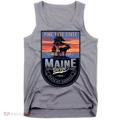 Main Pine Tree State Tank Top
