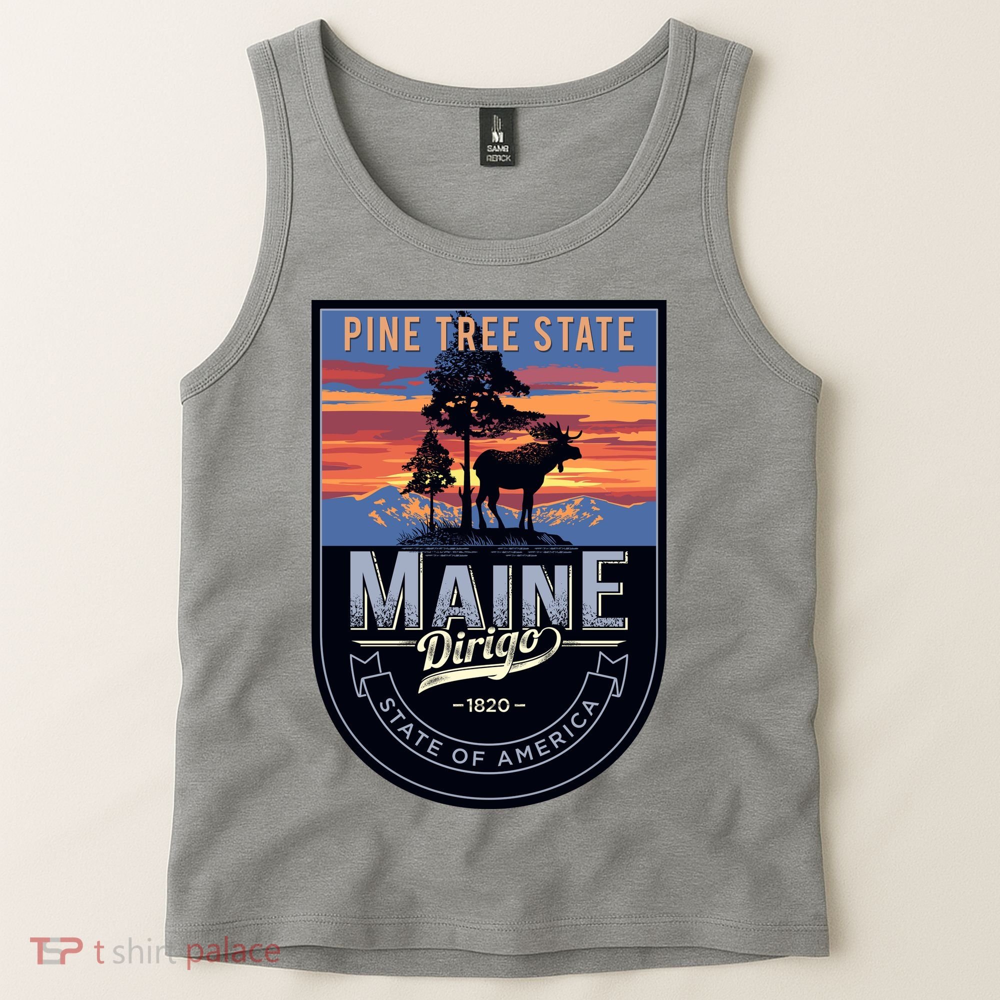Main Pine Tree State Tank Top
