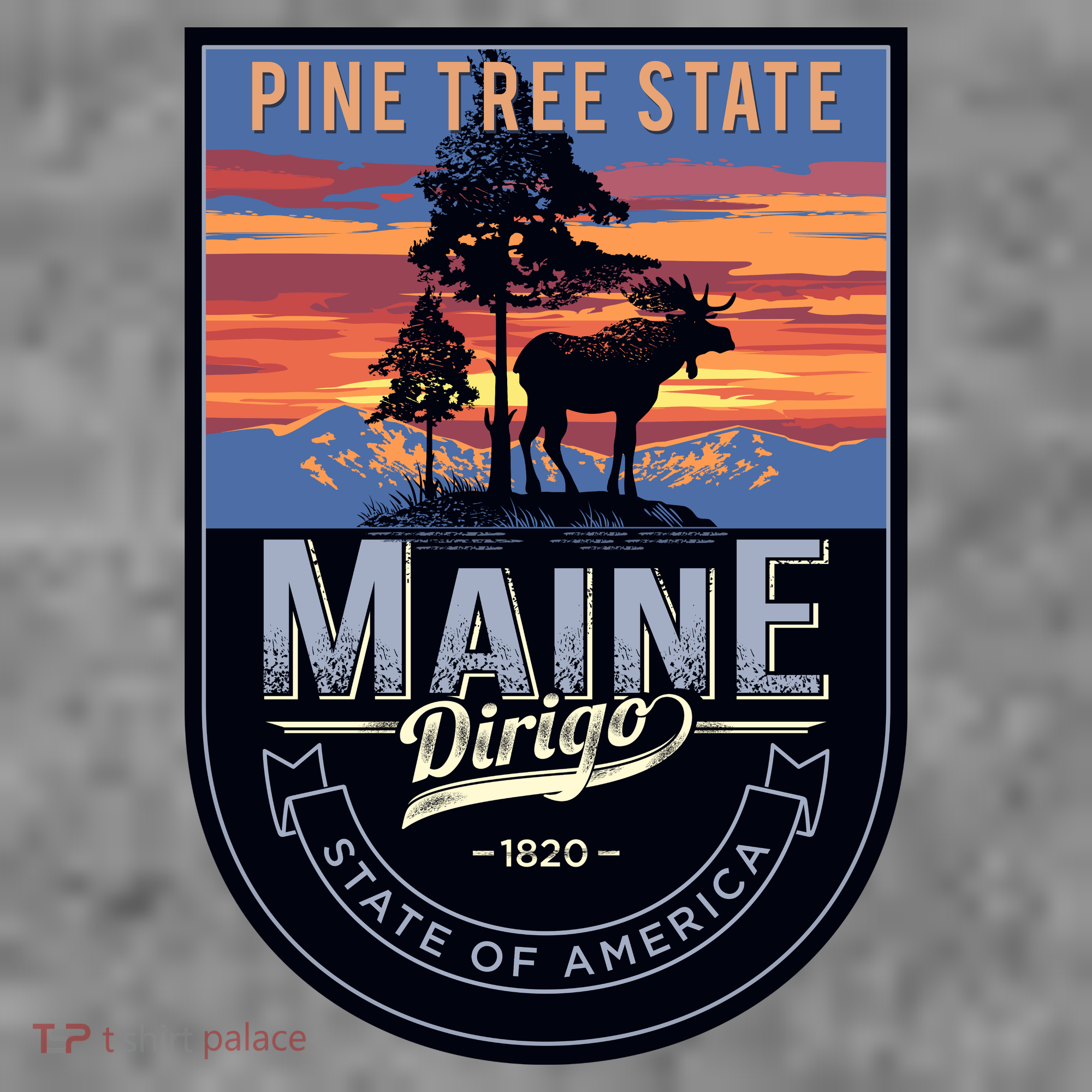 Main Pine Tree State Tank Top