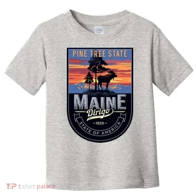 Main Pine Tree State Toddler T-Shirt