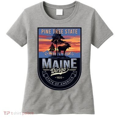Main Pine Tree State Women's T-Shirt