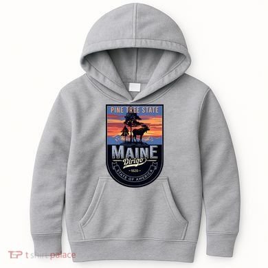 Main Pine Tree State Kids Hoodie