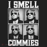 My President Trump I Smell Commies Beanie thumb 2
