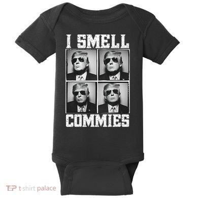 My President Trump I Smell Commies Baby Bodysuit