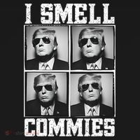 My President Trump I Smell Commies Baby Bodysuit thumb 2