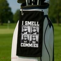 My President Trump I Smell Commies Golf Towel thumb 2