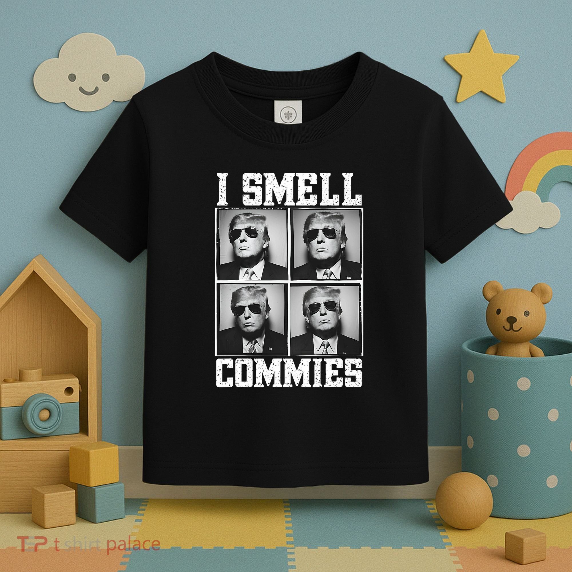 My President Trump I Smell Commies Toddler T-Shirt