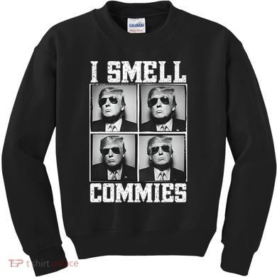 My President Trump I Smell Commies Kids Sweatshirt