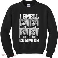 My President Trump I Smell Commies Kids Sweatshirt thumb 0