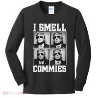 My President Trump I Smell Commies Kids Long Sleeve Shirt thumb 0