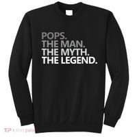 Mens POPS THE MAN THE MYTH THE LEGEND Father's Day Gift Sweatshirt thumb 0