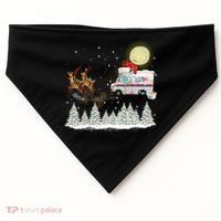 Mail Postal Truck Mail Carrier Xmas Funny Christmas Gift Meaningful Gift USA-Made Doggie Bandana thumb 0