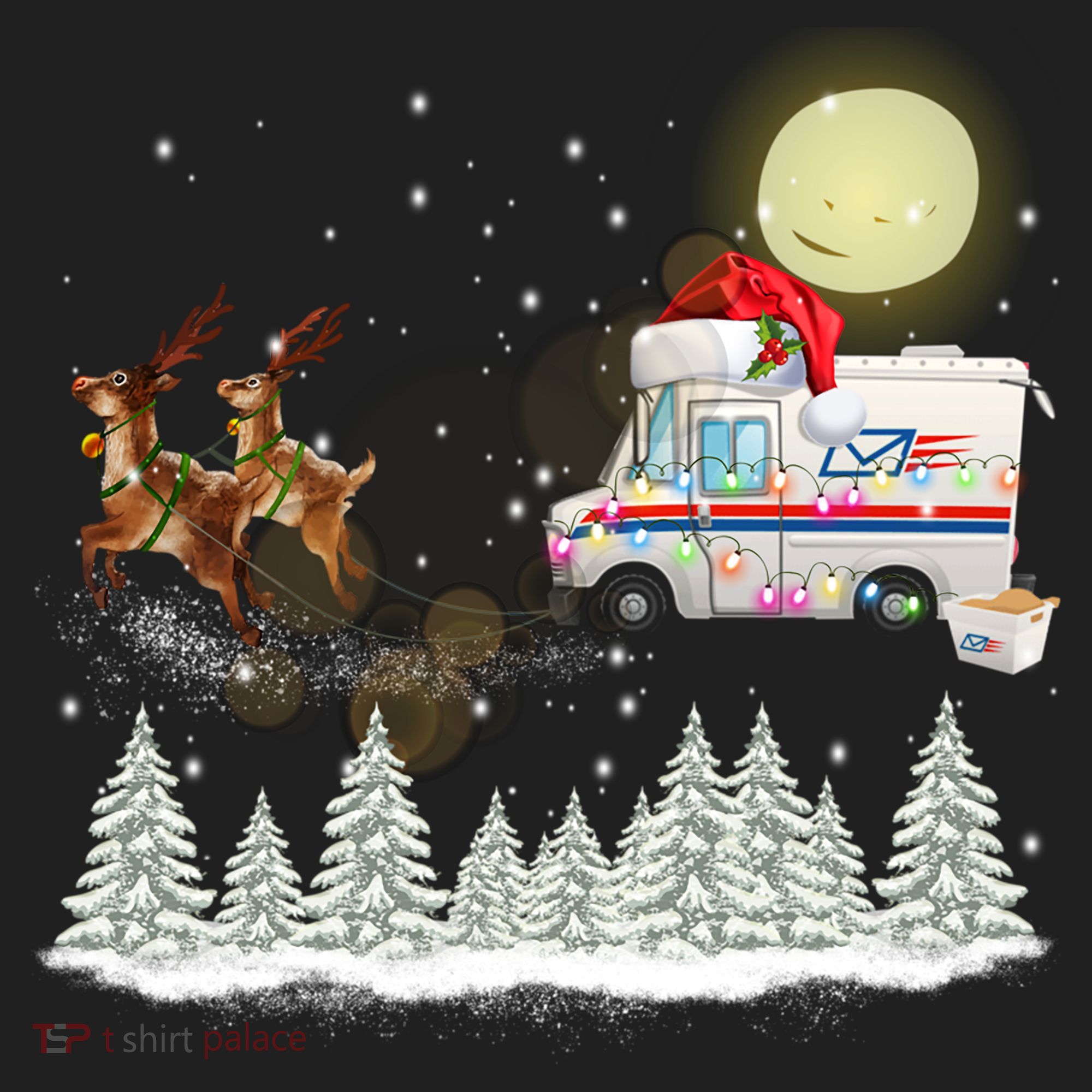 Mail Postal Truck Mail Carrier Xmas Funny Christmas Gift Meaningful Gift Hat