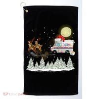 Mail Postal Truck Mail Carrier Xmas Funny Christmas Gift Meaningful Gift Golf Towel thumb 0