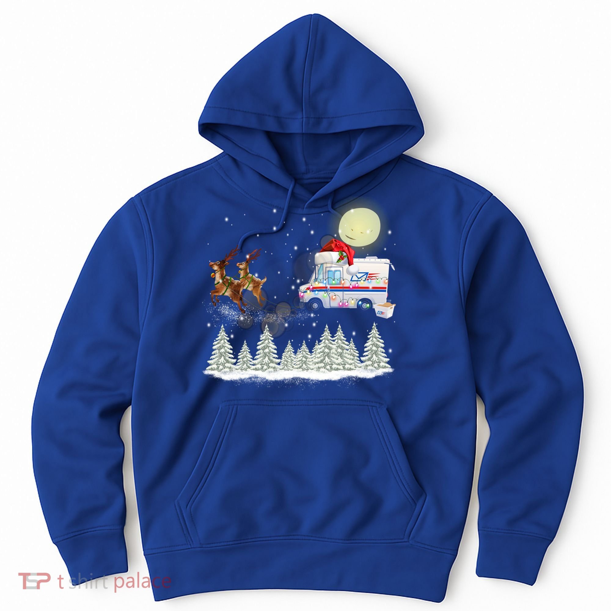Mail Postal Truck Mail Carrier Xmas Funny Christmas Gift Meaningful Gift Hoodie