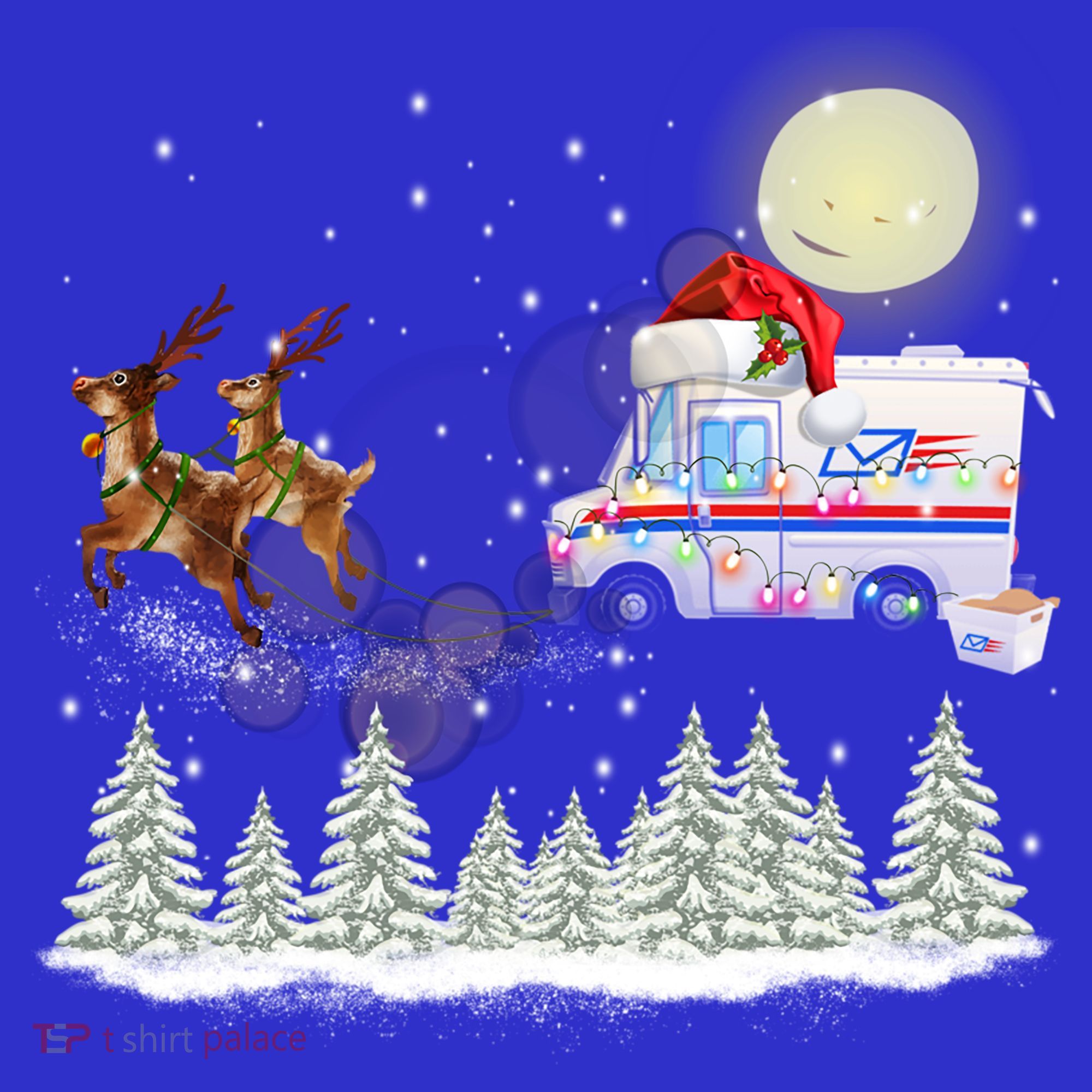 Mail Postal Truck Mail Carrier Xmas Funny Christmas Gift Meaningful Gift Hoodie