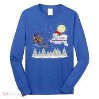 Mail Postal Truck Mail Carrier Xmas Funny Christmas Gift Meaningful Gift Long Sleeve Shirt thumb 0
