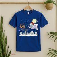 Mail Postal Truck Mail Carrier Xmas Funny Christmas Gift Meaningful Gift T-Shirt thumb 2