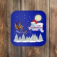 Mail Postal Truck Mail Carrier Xmas Funny Christmas Gift Meaningful Gift Coaster thumb 0