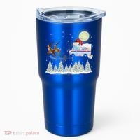 Mail Postal Truck Mail Carrier Xmas Funny Christmas Gift Meaningful Gift Tumbler thumb 0