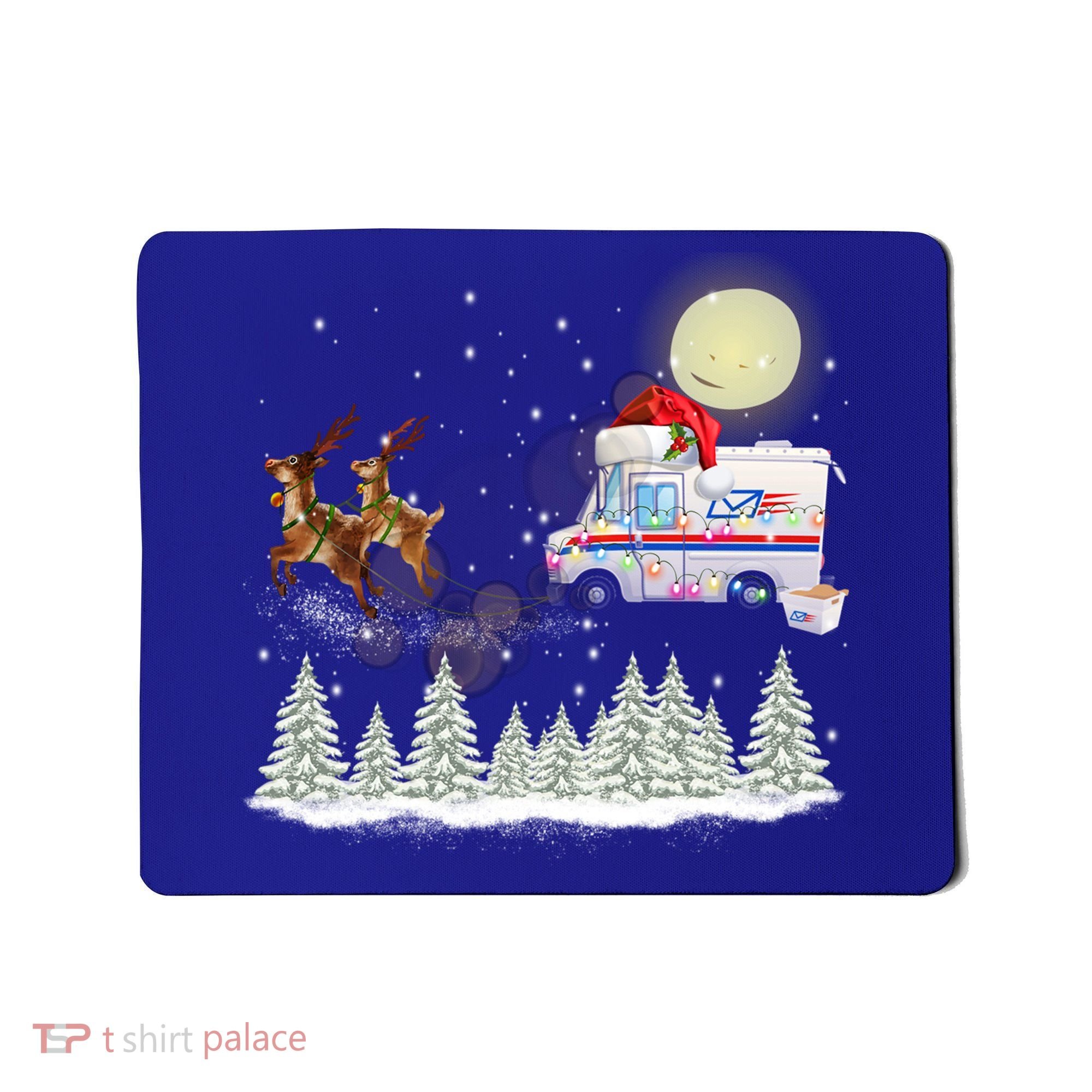 Mail Postal Truck Mail Carrier Xmas Funny Christmas Gift Meaningful Gift Mousepad