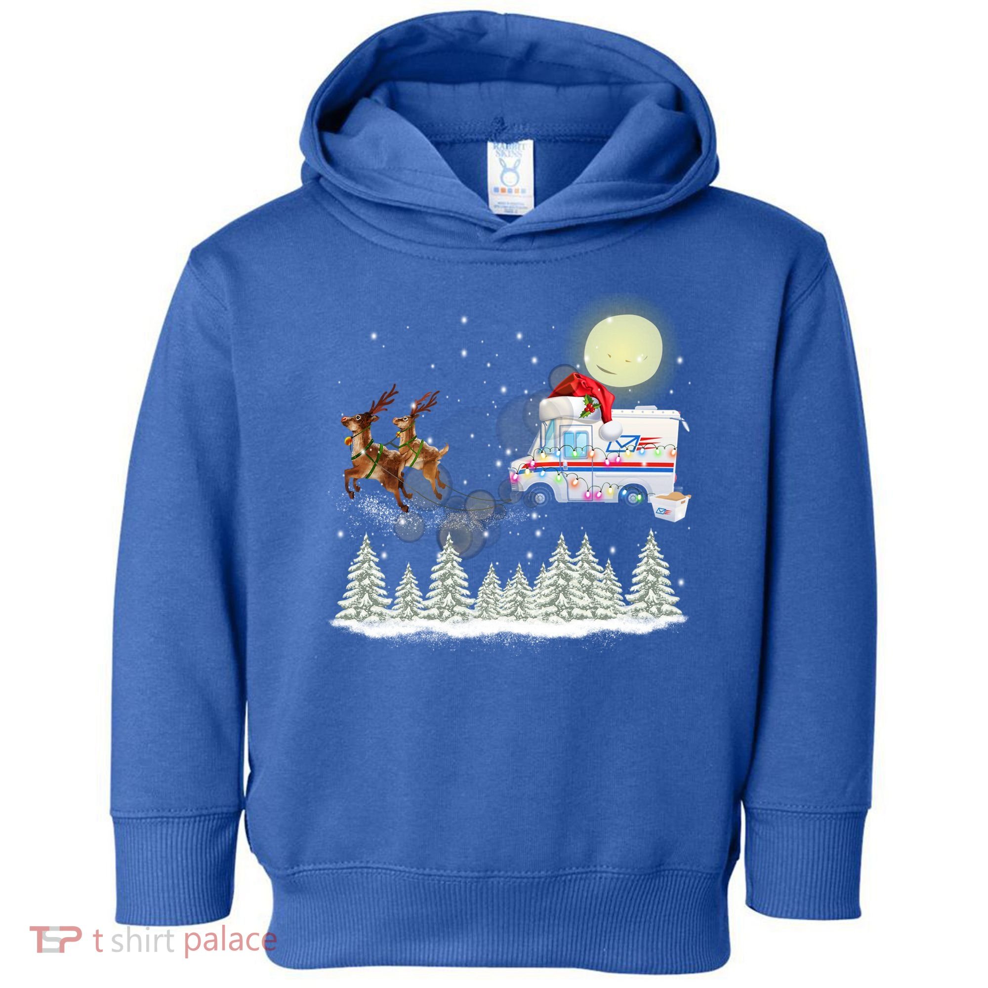 Mail Postal Truck Mail Carrier Xmas Funny Christmas Gift Meaningful Gift Toddler Hoodie