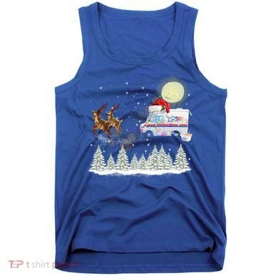 Mail Postal Truck Mail Carrier Xmas Funny Christmas Gift Meaningful Gift Tank Top