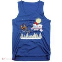 Mail Postal Truck Mail Carrier Xmas Funny Christmas Gift Meaningful Gift Tank Top thumb 0