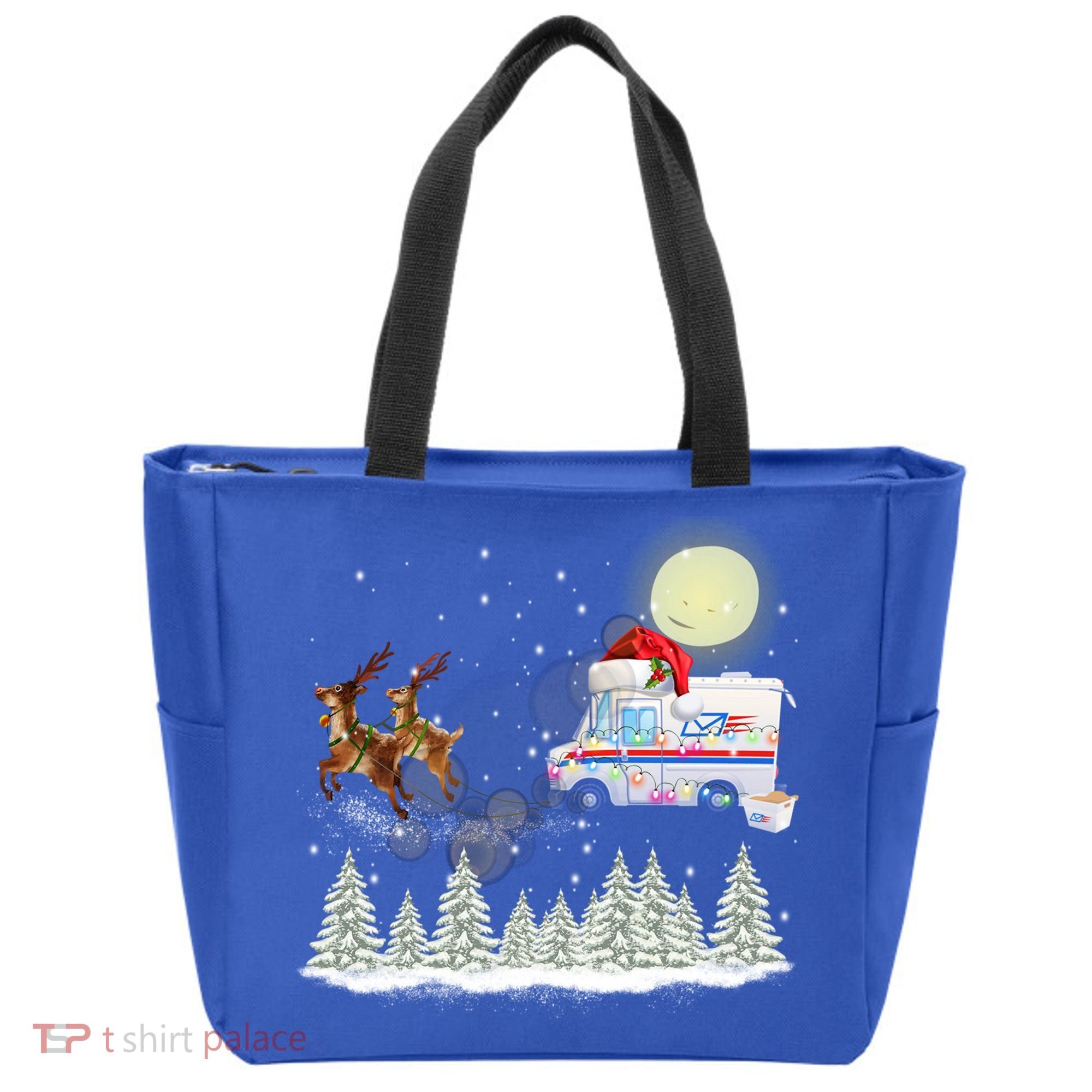 Mail Postal Truck Mail Carrier Xmas Funny Christmas Gift Meaningful Gift Tote Bag
