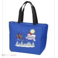 Mail Postal Truck Mail Carrier Xmas Funny Christmas Gift Meaningful Gift Tote Bag thumb 3