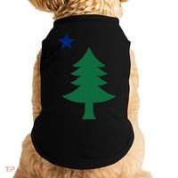 Maine Pine Tree State Flag Pride Patriotic Cool Gift Doggie Tank thumb 0