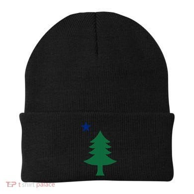 Maine Pine Tree State Flag Pride Patriotic Cool Gift Beanie