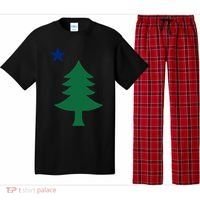 Maine Pine Tree State Flag Pride Patriotic Cool Gift Pajama Set thumb 0