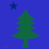 Maine Pine Tree State Flag Pride Patriotic Cool Gift Hoodie thumb 7