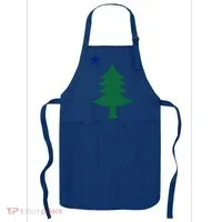 Maine Pine Tree State Flag Pride Patriotic Cool Gift Apron thumb 0