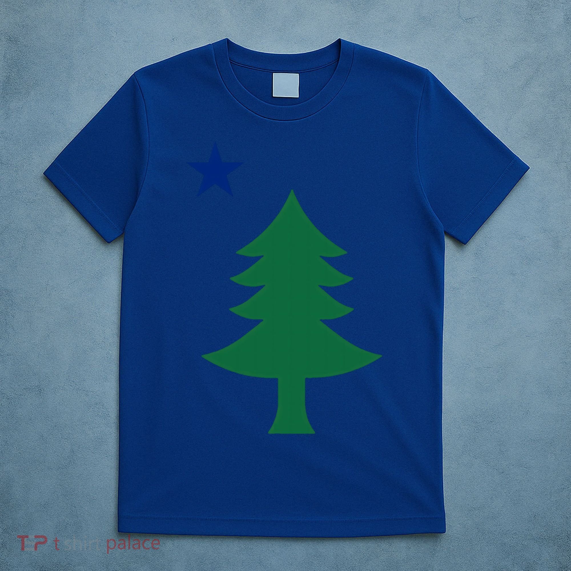 Maine Pine Tree State Flag Pride Patriotic Cool Gift T-Shirt