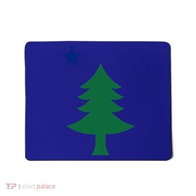 Maine Pine Tree State Flag Pride Patriotic Cool Gift Mousepad