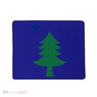 Maine Pine Tree State Flag Pride Patriotic Cool Gift Mousepad thumb 0