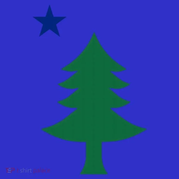 Maine Pine Tree State Flag Pride Patriotic Cool Gift Toddler Hoodie