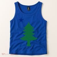 Maine Pine Tree State Flag Pride Patriotic Cool Gift Tank Top thumb 2