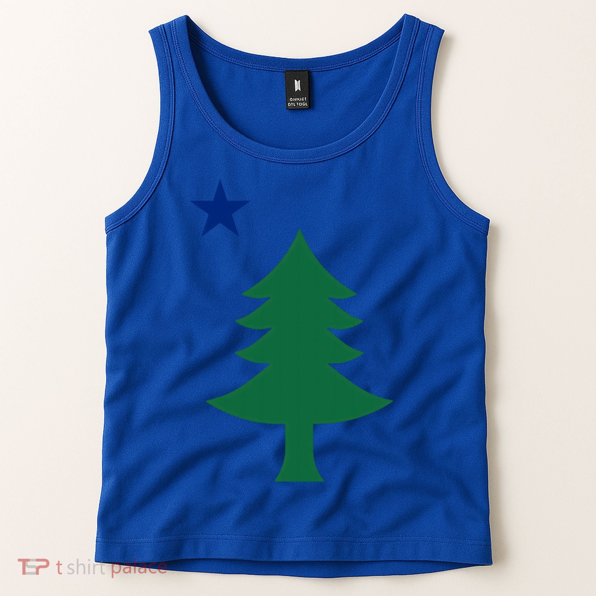Maine Pine Tree State Flag Pride Patriotic Cool Gift Tank Top