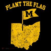 Michigan Plant The Flag Yellow Michigan Map Coffee Mug thumb 5