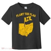 Michigan Plant The Flag Yellow Michigan Map Toddler T-Shirt thumb 0