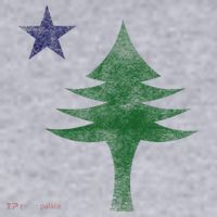 Maine Pine Tree Flag Big Style – Modern 1901 State Flag Women's Sweatshirt thumb 2