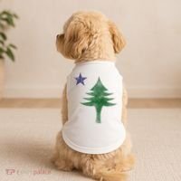 Maine Pine Tree Flag Big Style – Modern 1901 State Flag Doggie Tank thumb 2