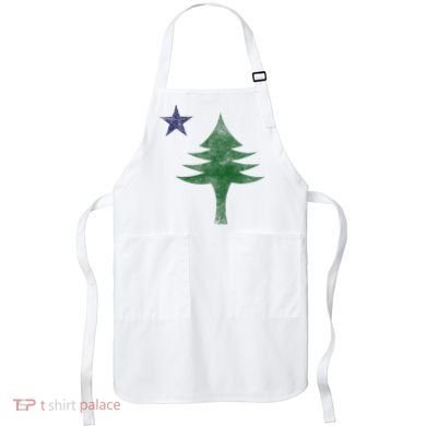 Maine Pine Tree Flag Big Style – Modern 1901 State Flag Apron