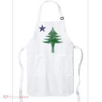 Maine Pine Tree Flag Big Style – Modern 1901 State Flag Apron thumb 0